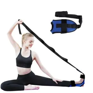 Buy Anyfit Yoga Band Stretcher Solid Blue Strap Resistance Belt Pilates Exercise Stretcher Fitness Tool Online - Sporting Goods - 1 - NZ Depot Free Shipping