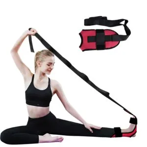 Buy Anyfit Yoga Band Stretcher Solid Red Strap Resistance Belt Pilates Exercise Stretcher Fitness Tool Online - Sporting Goods - 1 - NZ Depot Free Shipping