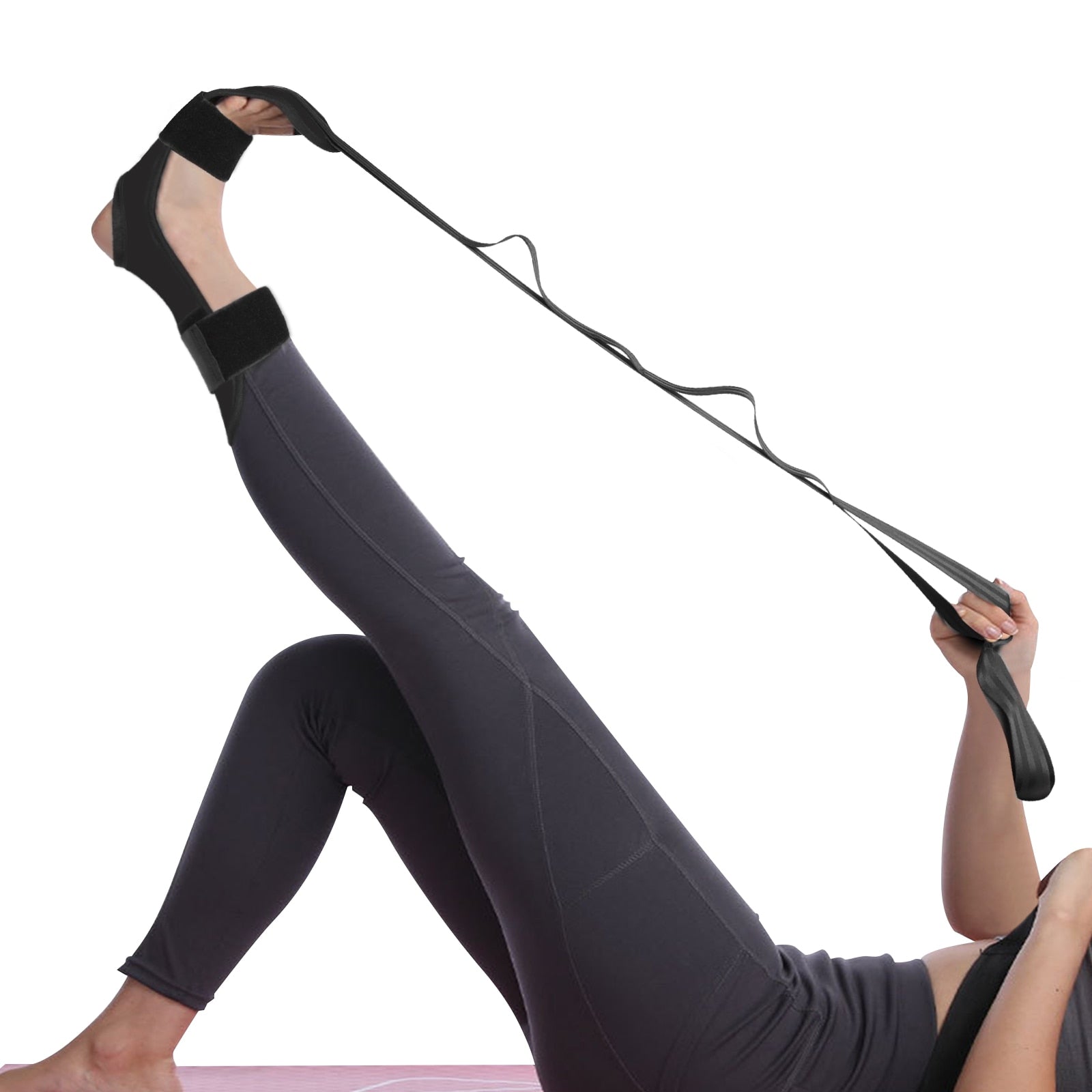 Anyfit Yoga Band Stretcher Solid Red Strap Resistance Belt Pilates Exercise Stretcher Fitness Tool With Bundle Bag - PG1-DZLSD-RED - Sporting Goods - 3 - NZ DEPOT Buy Anyfit Yoga Band Stretcher Solid Red Strap Resistance Belt Pilates Exercise Stretcher Fitness Tool With Bundle Bag Online - Sporting Goods - 3 - NZ Depot Free Shipping