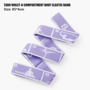 Buy Anyfit Yoga Band Stretcher White and Neon Purple Strap Resistance Belt Pilates Exercise Stretcher Fitness Tool Online - Sporting Goods - 2 - NZ Depot Free Shipping