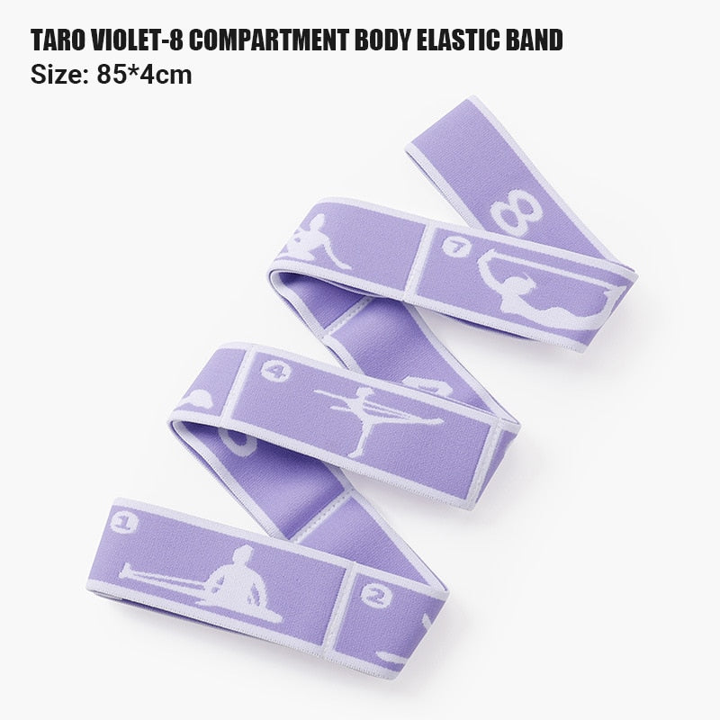 Anyfit Yoga Band Stretcher White and Neon Purple Strap Resistance Belt Pilates Exercise Stretcher Fitness Tool - PG1-TLD01-PE2 - Sporting Goods - 2 - NZ DEPOT Buy Anyfit Yoga Band Stretcher White and Neon Purple Strap Resistance Belt Pilates Exercise Stretcher Fitness Tool Online - Sporting Goods - 2 - NZ Depot Free Shipping