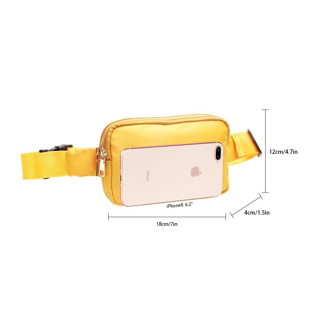 Anypack Waist Bag Orange Dual Zipper Crossbobdy Belt Bag with Adjustable Strap - PG1-WP-RD - Sporting Goods - 7 - NZ DEPOT Buy Anypack Waist Bag Orange Dual Zipper Crossbobdy Belt Bag with Adjustable Strap Online - Sporting Goods - 7 - NZ Depot Free Shipping