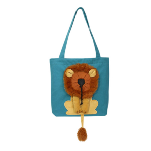 Buy Anypet Cat Handbag 35cm Lake Blue 3D Lion Soft Collar Pets Carrier Luggage Small Dog Travel Tote Bag With Pet Canvas Online - Animals & Pet Supplies - 1 - NZ Depot Free Shipping
