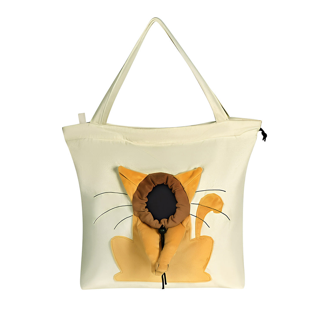 Anypet Cat Handbag Beige Soft Collar Pets Carrier Luggage Small Dog Travel Tote Bag With Safety Zippers - Animals & Pet Supplies - PG1-PBGL-BE 1 Buy Anypet Cat Handbag Beige Soft Collar Pets Carrier Luggage Small Dog Travel Tote Bag With Safety Zippers Online - Animals & Pet Supplies - 1 - NZ Depot Free Shipping