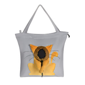 Buy Anypet Cat Handbag Gray Soft Collar Pets Carrier Luggage Small Dog Travel Tote Bag With Safety Zippers Online - Animals & Pet Supplies - 1 - NZ Depot Free Shipping