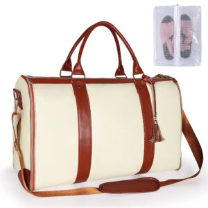Buy Anysort Beige Foldable Travel Garment Bag Breathable Suit & Dress Storage with Handle for Easy Carry Protection Online - Luggage & Bags - 1 - NZ Depot Free Shipping
