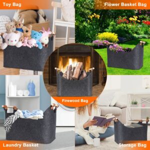 Buy Anysort Storage Bag Gray Basket Fire Wood Fruit Vegetable Flower Plant Organizing Rack Container Online - Sporting Goods - 2 - NZ Depot Free Shipping