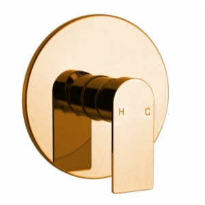 Buy Shower Mixer - Ecco Round Series SM06BG Online - Taps - Shower Mixer - 1 - NZ Depot Delivery