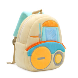 Buy Anypack 3D Apricot Forklift School Backpack Cute Vehicle With Cartoon Designs Children Toddler Plush Bag For Baby Girls and Boys Online - Luggage & Bags - 2 - NZ Depot Free Shipping