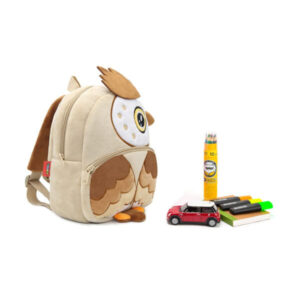 Buy Anypack 3D Apricot Owl Brown Kids School Backpack Cute Cartoon Animal Style Children Toddler Plush Bag Perfect Accessories For Boys and Girls Online - Luggage & Bags - 2 - NZ Depot Free Shipping