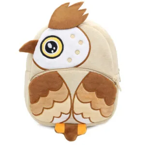 Buy Anypack 3D Apricot Owl Brown Kids School Backpack Cute Cartoon Animal Style Children Toddler Plush Bag Perfect Accessories For Boys and Girls Online - Luggage & Bags - 1 - NZ Depot Free Shipping