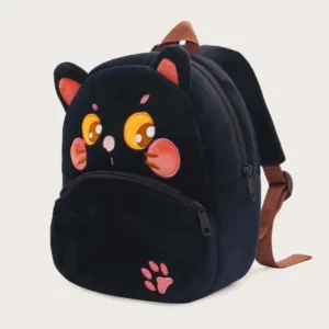 Buy Anypack 3D Black Cat Kids School Backpack Cute Cartoon Animal Style Children Toddler Plush Bag Perfect Accessories For Boys and Girls Online - Luggage & Bags - 2 - NZ Depot Free Shipping