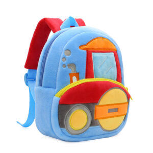Buy Anypack 3D Blue Road Roller Kids School Backpack Cute Cartoon Animal Style Children Toddler Plush Bag Perfect Accessories For Boys and Girls Online - Luggage & Bags - 2 - NZ Depot Free Shipping
