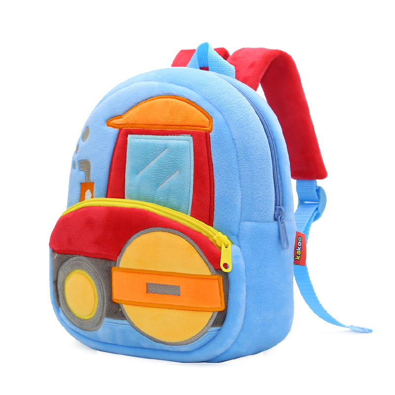 Anypack 3D Blue Road Roller Kids School Backpack Cute Cartoon Animal Style Children Toddler Plush Bag Perfect Accessories For Boys and Girls - KD9-Ev-roadroller - Luggage & Bags - 3 - NZ DEPOT Buy Anypack 3D Blue Road Roller Kids School Backpack Cute Cartoon Animal Style Children Toddler Plush Bag Perfect Accessories For Boys and Girls Online - Luggage & Bags - 3 - NZ Depot Free Shipping