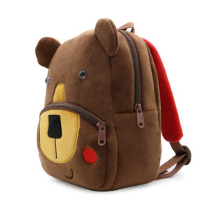 Buy Anypack 3D Coffee Bear Backpack Cute Animal With Cartoon Designs Children Toddler Plush Bag Online - Luggage & Bags - 2 - NZ Depot Free Shipping