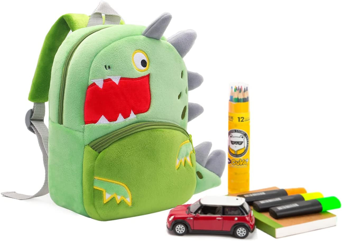 Anypack 3D Green Big Mouth Dinosaur Kids School Backpack Cute Cartoon Animal Style Children Toddler Plush Bag Perfect Accessories For Boys and Girls - KD9-Z00-bigmouthdinosaur - Luggage & Bags - 2 - NZ DEPOT Buy Anypack 3D Green Big Mouth Dinosaur Kids School Backpack Cute Cartoon Animal Style Children Toddler Plush Bag Perfect Accessories For Boys and Girls Online - Luggage & Bags - 2 - NZ Depot Free Shipping
