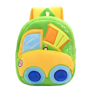 Buy Anypack 3D Green Car Dumper Kids School Backpack Cute Cartoon Animal Style Children Toddler Plush Bag Perfect Accessories For Boys and Girls Online - Luggage & Bags - 1 - NZ Depot Free Shipping