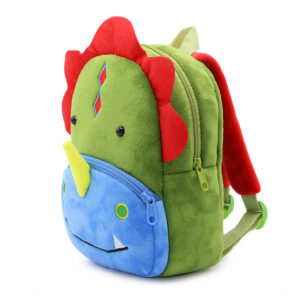 Buy Anypack 3D Green Dinosaur School Backpack - Kids Prehistoric Plush Bag Online - Luggage & Bags - 2 - NZ Depot Free Shipping