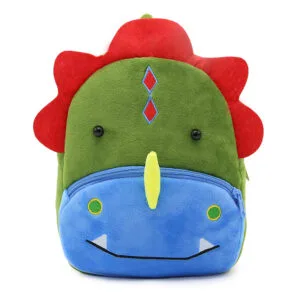 Buy Anypack 3D Green Dinosaur School Backpack - Kids Prehistoric Plush Bag Online - Luggage & Bags - 1 - NZ Depot Free Shipping