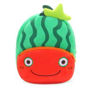 Buy Anypack 3D Green Watermelon School Backpack - Kids Fruit Plush Bag Online - Luggage & Bags - 1 - NZ Depot Free Shipping