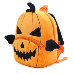 Buy Anypack 3D Orange Pumpkin School Backpack - Kids Halloween Plush Bag Online - Luggage & Bags - 2 - NZ Depot Free Shipping