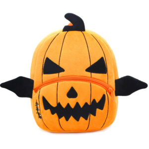 Buy Anypack 3D Orange Pumpkin School Backpack - Kids Halloween Plush Bag Online - Luggage & Bags - 1 - NZ Depot Free Shipping