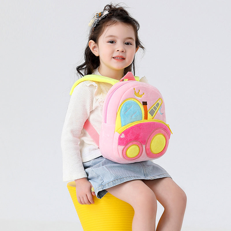 Anypack 3D Pink Crane School Backpack Cute Vehicle With Cartoon Designs Children Toddler Plush Bag For Baby Girls and Boys - KD9-Ev-crane - Luggage & Bags - 6 - NZ DEPOT Buy Anypack 3D Pink Crane School Backpack Cute Vehicle With Cartoon Designs Children Toddler Plush Bag For Baby Girls and Boys Online - Luggage & Bags - 6 - NZ Depot Free Shipping