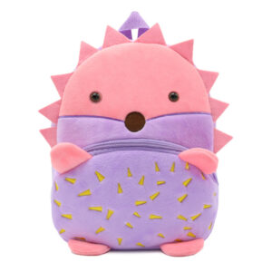 Buy Anypack 3D Purple Hedgehog School Backpack Cute Animal With Cartoon Designs Children Toddler Plush Bag For Baby Girls and Boys Online - Luggage & Bags - 2 - NZ Depot Free Shipping