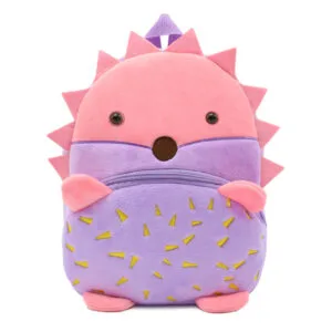 Buy Anypack 3D Purple Hedgehog School Backpack Cute Animal With Cartoon Designs Children Toddler Plush Bag For Baby Girls and Boys Online - Luggage & Bags - 2 - NZ Depot Free Shipping