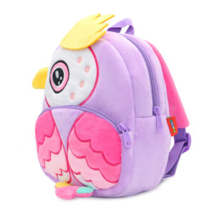 Buy Anypack 3D Purple Owl Backpack Cute Animal With Cartoon Designs Children Toddler Plush Bag Online - Luggage & Bags - 2 - NZ Depot Free Shipping