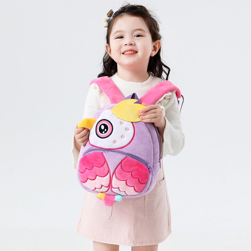 Anypack 3D Purple Owl Backpack Cute Animal With Cartoon Designs Children Toddler Plush Bag - KD9-Z00-OwlPurple - Luggage & Bags - 6 - NZ DEPOT Buy Anypack 3D Purple Owl Backpack Cute Animal With Cartoon Designs Children Toddler Plush Bag Online - Luggage & Bags - 6 - NZ Depot Free Shipping