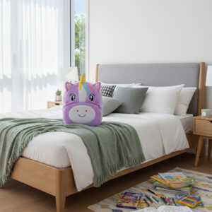 Buy Anypack 3D Purple Unicorn Kids School Backpack Cute Cartoon Animal Style Children Toddler Plush Bag Perfect Accessories For Boys and Girls Online - Luggage & Bags - 2 - NZ Depot Free Shipping