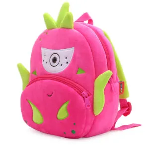 Buy Anypack 3D Rose Red Kids School Backpack Cute Cartoon Animal Style Children Toddler Plush Bag Perfect Accessories For Boys and Girls Online - Luggage & Bags - 2 - NZ Depot Free Shipping