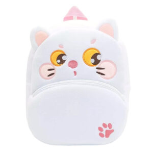Buy Anypack 3D White Cat Kids School Backpack Cute Cartoon Animal Style Children Toddler Plush Bag Perfect Accessories For Baby Girls and Boys Online - Luggage & Bags - 1 - NZ Depot Free Shipping