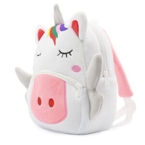 Buy Anypack 3D White Unicorn School Backpack - Kids Magical Plush Bag Online - Luggage & Bags - 2 - NZ Depot Free Shipping