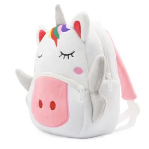 Buy Anypack 3D White Unicorn School Backpack - Kids Magical Plush Bag Online - Luggage & Bags - 2 - NZ Depot Free Shipping