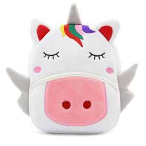 Buy Anypack 3D White Unicorn School Backpack - Kids Magical Plush Bag Online - Luggage & Bags - 1 - NZ Depot Free Shipping