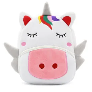 Buy Anypack 3D White Unicorn School Backpack - Kids Magical Plush Bag Online - Luggage & Bags - 1 - NZ Depot Free Shipping