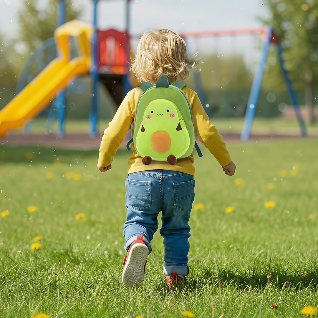 Anypack 3D Yellow Avocado Kids School Backpack Cute Cartoon Animal Style Children Toddler Plush Bag Perfect Accessories For Boys and Girls - KD9-FV-avocado - Luggage & Bags - 5 - NZ DEPOT Buy Anypack 3D Yellow Avocado Kids School Backpack Cute Cartoon Animal Style Children Toddler Plush Bag Perfect Accessories For Boys and Girls Online - Luggage & Bags - 5 - NZ Depot Free Shipping