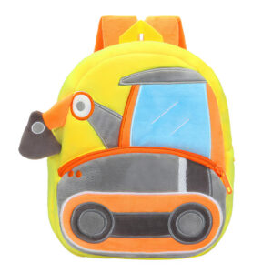 Buy Anypack 3D Yellow Excavator School Backpack - Kids Construction Vehicle Bag Online - Luggage & Bags - 1 - NZ Depot Free Shipping