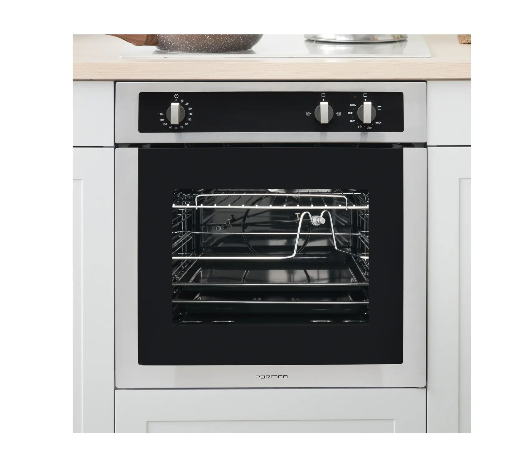 Parmco Oven 600mm stainless full gas 3function 56l - OV-1-6S-GAS - - 5 - NZ DEPOT Parmco Buy Parmco Oven 600mm stainless full gas 3function 56l Online - - 5 - NZ Depot Kitchen