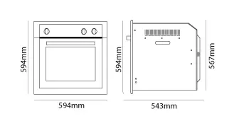Parmco Oven 600mm stainless full gas 3function 56l - OV-1-6S-GAS - - 10 - NZ DEPOT Parmco Buy Parmco Oven 600mm stainless full gas 3function 56l Online - - 10 - NZ Depot Kitchen