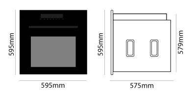 Parmco Oven series6 600mm black 11function - OV66B11 - - 8 - NZ DEPOT Parmco Buy Parmco Oven series6 600mm black 11function Online - - 8 - NZ Depot Kitchen