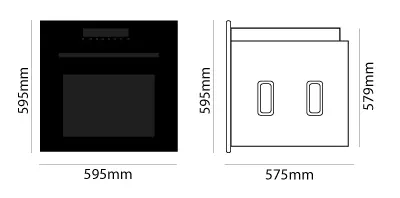Parmco Oven series6 600mm black 14function pyro - OV66B14P - - 10 - NZ DEPOT Parmco Buy Parmco Oven series6 600mm black 14function pyro Online - - 10 - NZ Depot Kitchen