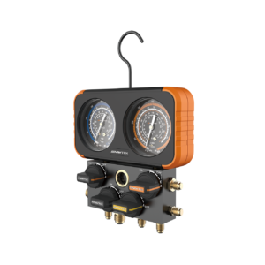 Buy Value - Manifold Navtek 4-Ball Valve R134A/R32 C/W Hoses N4A9H Front View