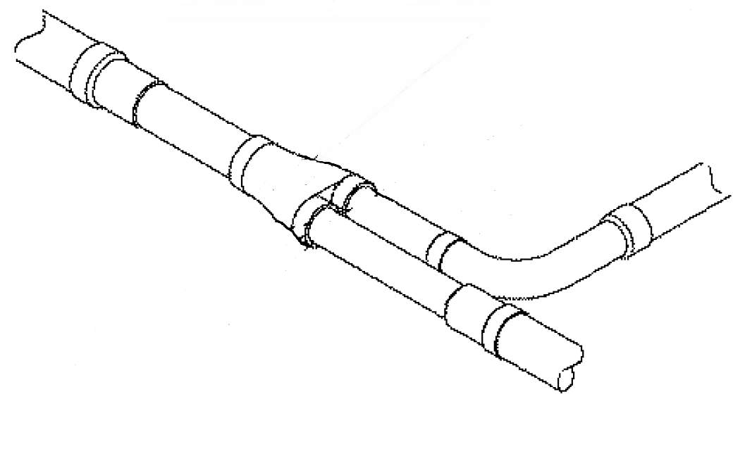 Daikin BHFP26MA84_(2)_Liquid Outside unit multi connection piping kit 1 Daikin Accessory BHFP26MA84_(2)_Liquid - Front View, Napier