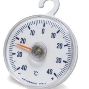 Buy Arthermo THERMOMETER 65mm -40/+40C (White Plastic Case) U0148 - Thermometers Online NZ Depot 1