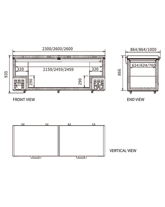 Chest Freezer BD/BC-1080 - BD/BC-1080 - Snow Village Commercial Fridge - 2 - NZ Depot Buy Chest Freezer BD/BC-1080 Online - Commercial Freezers - 2 - NZ Depot Delivery