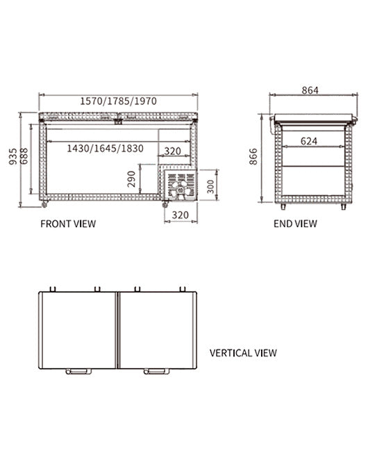 Chest Freezer BD/BC-558 - BD/BC-558 - Snow Village Commercial Fridge - 2 - NZ Depot Buy Chest Freezer BD/BC-558 Online - Commercial Freezers - 2 - NZ Depot Delivery