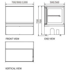 Buy Chilled Counter-Top Food Display DG-TZ900 Online - Commercial Fridges - 2 - NZ Depot Delivery